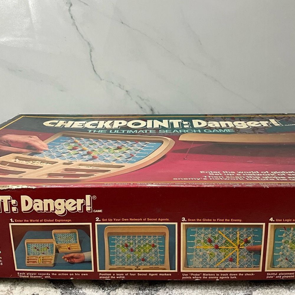 VINTAGE 70’s Checkpoint:Danger Game  - Picture 2 of 8